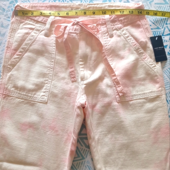 Lucky Brand Mid Rise Utility Straight Jeans Tie Dye - Picture 5 of 11